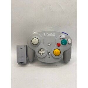 Nintendo GameCube WaveBird wireless Controller w Receiver OEM Tested Authentic